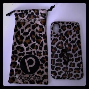 Leopard Print Loopy iPhone XR Case
